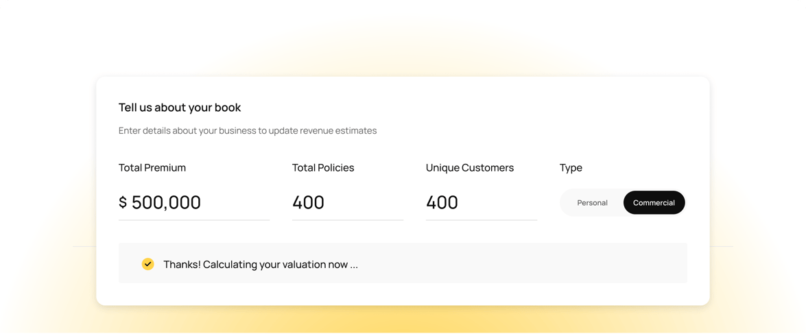 Book Valuation Calculation