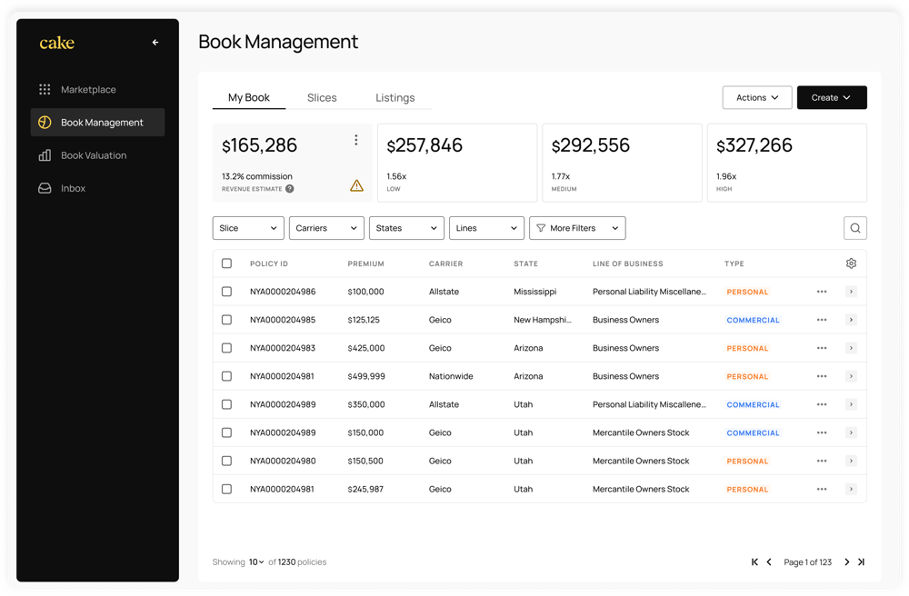 Book Management - AMS Integrations - Home Screen